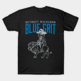 Blue Grit - Dark Backgrounds T-Shirt